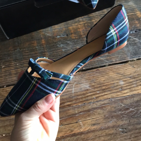 J. crew tartan d’Orsay flats. - Picture 3 of 3